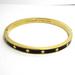 Kate Spade Jewelry | Kate Spade Gold Bangle With Spades | Color: Black/Gold | Size: Os