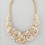 Kate Spade Jewelry | Kate Spade Kaleidoball Crystal-Encrusted Bib Statement Necklace | Color: Gold | Size: Os