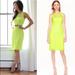 J. Crew Dresses | J Crew Collection M 10 Neon Yellow Lace Dress | Color: Yellow | Size: 10