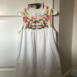 J. Crew Dresses | Jcrew White Embroidered Dress | Color: White | Size: 2