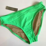 J. Crew Swim | J.Crew $40 Bikini Brief Bottom Neon Green B5811 | Color: Green | Size: Xs
