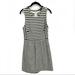 Madewell Dresses | Madewell Black & White Sleeveless Striped Dress | Color: Black/Cream | Size: S