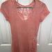 Free People Tops | Free People Light Pink Tshirt | Color: Pink | Size: Xs