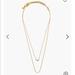 Madewell Jewelry | Madewell Rainbow Pave Moon Necklace Set | Color: Gold | Size: 18”