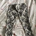 Free People Pants & Jumpsuits | Free People Printed Denim Cropped Pants | Color: Black/White | Size: 27