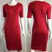 Lularoe Dresses | Lularoe Sheath Julia Bodycon Midi Pencil Dress | Color: Red | Size: S