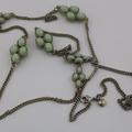 J. Crew Jewelry | J Crew Signed Sea Green Necklace | Color: Green/Silver | Size: Os