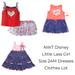 Disney Dresses | Disney Minnie Dress 24m Patriotic Outfits Lot Nwt | Color: Blue/Red | Size: 24mb