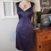 Jessica Simpson Dresses | Jessica Simpson Satin Blue Dress Size 10 | Color: Blue/Gold | Size: 10