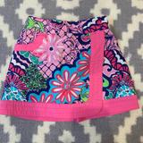 Lilly Pulitzer Bottoms | Girls 5 Lilly Pulitzer Skort, Hot Pink Multi | Color: Blue/Pink | Size: 5g
