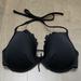 Victoria's Secret Swim | Black Victoria's Secret Swim Top | Color: Black | Size: 32dd