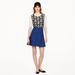 J. Crew Skirts | J. Crew Baroque Blue Fluted In Double Crepe Skirt | Color: Blue | Size: 0