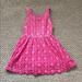 Zara Dresses | Adorable Zara Pink Lace Cotton, Lined Tank Dress | Color: Pink | Size: 4g