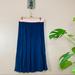 Lularoe Skirts | Lularoe Pleated Skirt | Color: Blue | Size: M