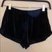 Brandy Melville Shorts | Brandy Melville Sexy Velvet Short Shorts! | Color: Black | Size: Os