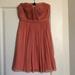 J. Crew Dresses | J. Crew Silk Chiffon Coral Strapless Dress | Color: Pink | Size: 2p