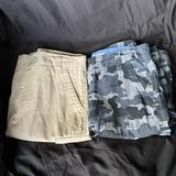 Levi's Bottoms | Levi’s 12 Reg Boys Shorts Camo & Tan 2 Pair Bundle | Color: Black/Tan | Size: 12 Reg