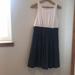 Jessica Simpson Dresses | Like New Jessica Simpson Pleated Gray Dress 12 | Color: Gray/White | Size: 12