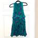 Free People Dresses | Free People Teal Floral Dress | Color: Green/Purple | Size: Xs