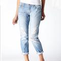 Levi's Jeans | Levi's Boyfriend 513 Jean Distressed Light Wash 15 | Color: Blue | Size: 15j