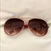 Michael Kors Accessories | Michael Kors Gold & Red Trim Sunglasses | Color: Brown/Gold | Size: Os