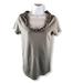 J. Crew Tops | J.Crew Ruffled Collar Womens Casual Top Size Small | Color: Gray | Size: S