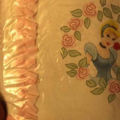 Disney Other | Disney Princess One Rod Pocket Panel | Color: Pink/White | Size: 42 X 84 In