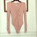 Free People Tops | Free People One Piece Long Sleeve Top Size “S” | Color: Pink | Size: S