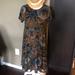 Lularoe Dresses | Carly Dress Xxs Lularoe | Color: Black/Brown | Size: Xxs