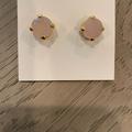 J. Crew Jewelry | Jcrew Rose Quartz Earrings | Color: Gold/Pink | Size: Os