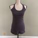 Lululemon Athletica Tops | Lululemon Cool Racerback Tank | Color: Gray/Pink | Size: 6