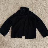 J. Crew Jackets & Coats | J. Crew Side Button Jacket In Black | Color: Black | Size: Xl