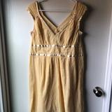 Anthropologie Dresses | Greek Goddess Dress | Color: Yellow | Size: M