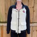 Ralph Lauren Jackets & Coats | Lauren Ralph Lauren Active Varsity Zip Jacket Euc | Color: Black/Cream | Size: L