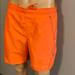 Nike Swim | Nike Men’s Swim Volley Trunks - Orange, Size Small | Color: Orange/White | Size: S