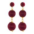 Kate Spade Jewelry | Kate Spade New York Women's Linear Ball Earrings | Color: Red | Size: Os