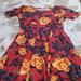 Lularoe Dresses | Floral Amelia Dress With Pockets! Nwt | Color: Red/Yellow | Size: M