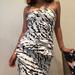 Jessica Simpson Dresses | Jessica Simpson Strapless Tiered Mini Dress | Color: Black/White | Size: 4