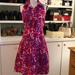 Lilly Pulitzer Dresses | Lilly Pulitzer Pink & Purple Floral Silk Dress | Color: Pink/Purple | Size: 4