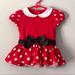 Disney Dresses | Disney Store Minnie Mouse | Color: Red/White | Size: 3-6mb
