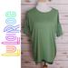 Lularoe Tops | Lularoe Irma Heathered Green High Low Tunic Top Xs | Color: Green | Size: Xs