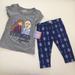 Disney Matching Sets | Disney Frozen Elsa 2 Pieces Cute Set | Color: Gray | Size: Various