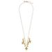 J. Crew Jewelry | J.Crew Metallic Buds Antique Gold Floral Necklace | Color: Gold/Yellow | Size: Os