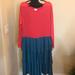 Lularoe Dresses | Lularoe Georgia Dress | Color: Red | Size: Xxxl