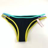 Victoria's Secret Swim | New Victorias Secret Bikini Bottoms Size Small | Color: Black/Yellow | Size: S