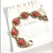 J. Crew Jewelry | J. Crew Orange Bracelet | Color: Gold/Orange | Size: Adjustable