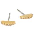 Kate Spade Jewelry | Kate Spade Slender Scallops Mini Pave Studs | Color: Gold | Size: Os