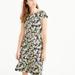 J. Crew Dresses | J.Crew Floral Printed Flare Dress | Color: Yellow | Size: 6