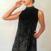 Urban Outfitters Dresses | Black Velvet Swing Dress From Urban Outfitters | Color: Black | Size: S