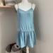 American Eagle Outfitters Dresses | American Eagle Chambray Drop Waist Dress | Color: Blue | Size: S